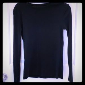 Talbots Black Tee